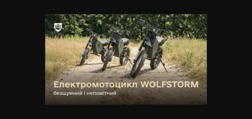 AWD, Ukraine Just Codified an AWD Electric Military Motorcycle That Recharges Itself With a Gas Can
