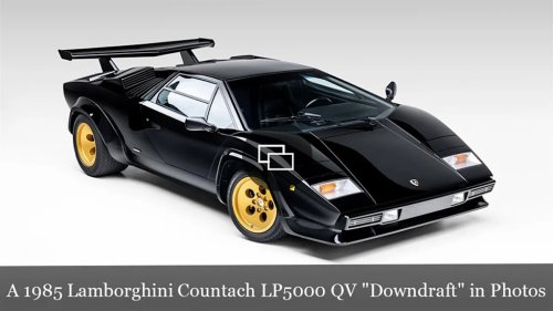 This Fully Restored 1985 Lamborghini Countach Could Fetch $1.1 Million at Auction