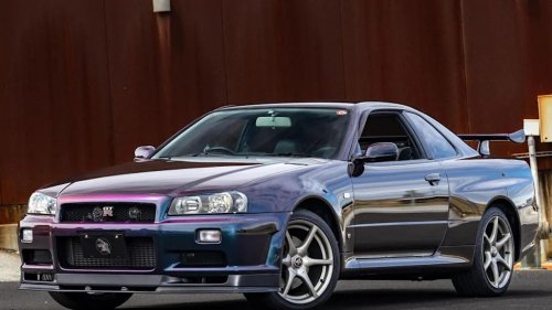 Nissan, Nissan GT-R, Nissan Skyline, This 1999 Nissan Skyline GT-R V-Spec Pairs Midnight Purple With Just 6,000 Miles
