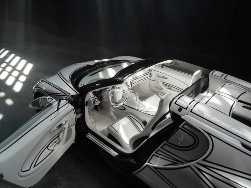 Bugatti, This Special Bugatti Mistral Features a Delicate Material That You Almost Never See on Cars