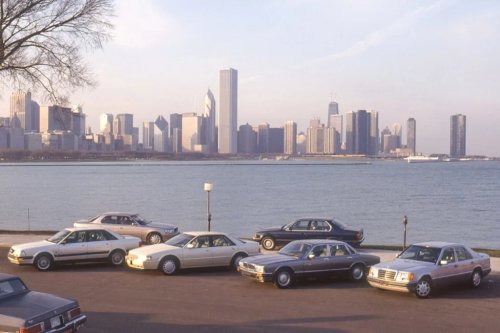 A Photo Tour of the 1993 Luxury Sedan Comparison Test