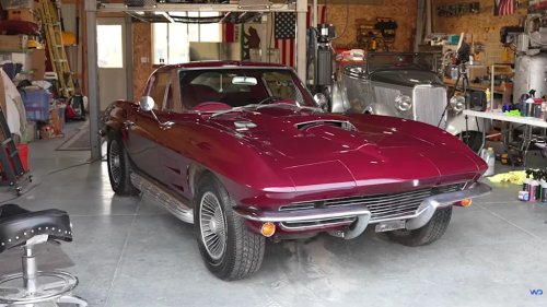 Abandoned 1963 Split Window Corvette Gets Brought Back To Life