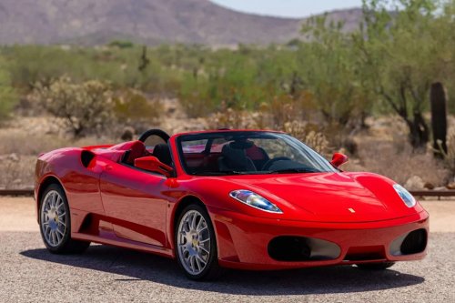 This No-Reserve, 12,000-Mile Ferrari F430 Spider on BaT Has the Gated Manual Everyone Wants