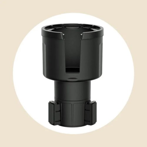 This Car Cup Holder Expander Makes Room for Even the Largest Water Bottles