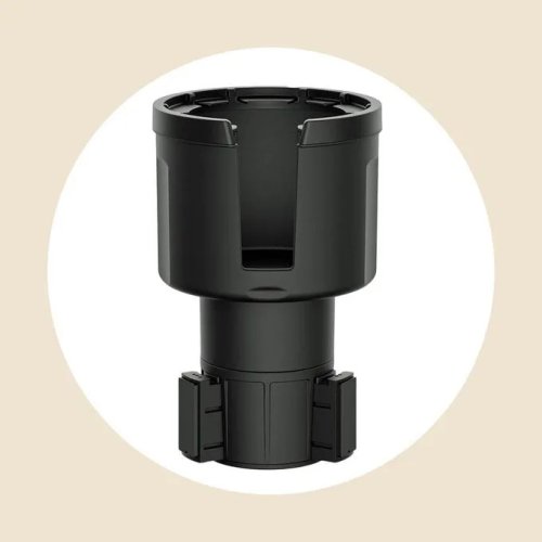 This Car Cup Holder Expander Makes Room for Even the Largest Water Bottles