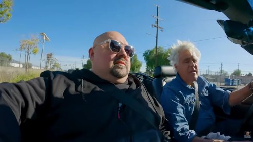 Jay Leno Drives Comedian Gabriel "Fluffy" Iglesias' 500-Mile Fox Body Mustang