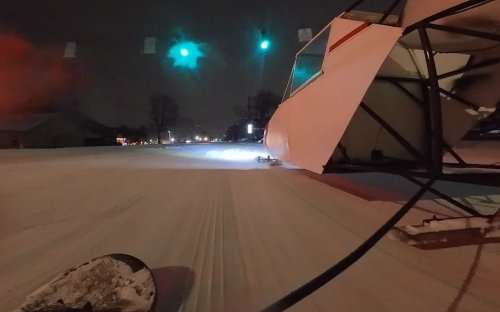 YouTuber Builds 40-MPH Gas-Powered “Snow Plane” to Survive a Blizzard—But Still Couldn’t Get Chicken Wings