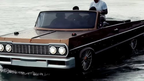 Shaq Now Owns The World's First '64 Impala Boat