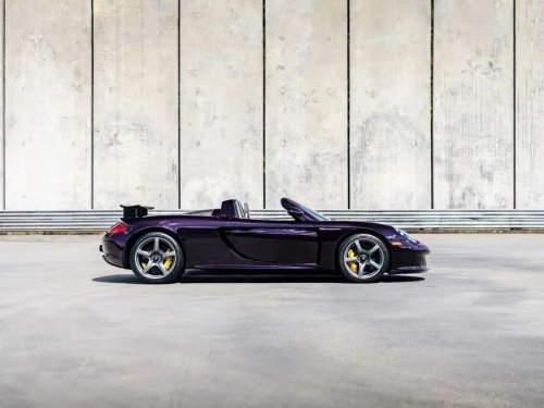 Porsche, Porsche Carrera GT, 2005 Porsche Carrera GT in Purple Carbon For Sale With Only 448 Miles