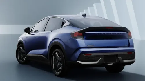 Mitsubishi, Nissan, Nissan Leaf, New 2027 Mitsubishi Eclipse Sportback Is Basically Just A Nissan Leaf On Aero-Optimized Tri-Spokes