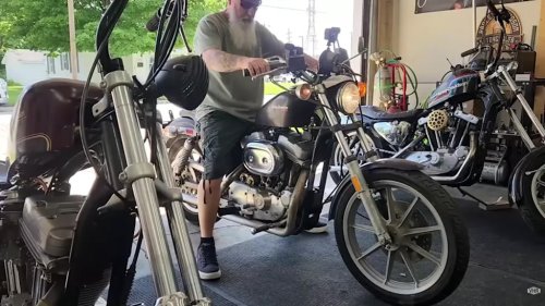 This Forgotten 1986 Harley-Davidson Sportster Sat In A Barn For 33 Years