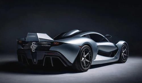 Red, White, and 9,000 RPM: Hennessey Blackbird Renderings Imagine a Patriotic, Military-Style Hypercar