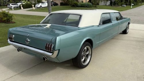 Ford, Ford Mustang, Someone Turned A 1966 Ford Mustang Into A 21-Foot Limousine
