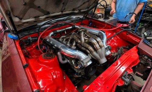 Watch This YouTuber Flow an LS Engine Backwards to Create the Ultimate “Hot V” Monster