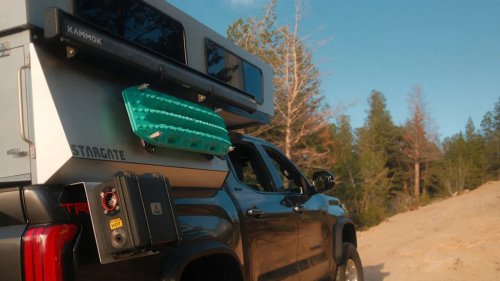 This Rugged, Hard-Shelled Truck Camper Elevates at the Push of a Button
