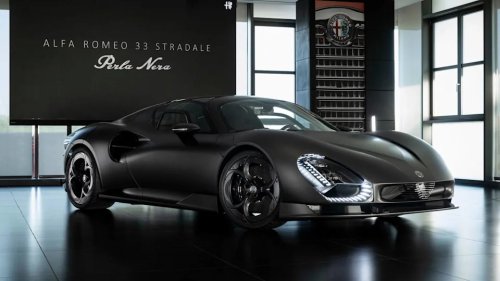 Alfa Romeo Builds the Only All-Black 33 Stradale