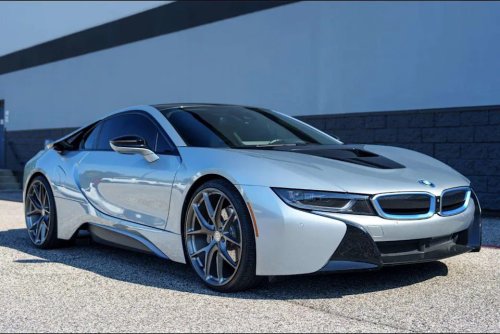BMW, BMW i8, Low-Mileage 2015 BMW i8 With 22-Inch HRE Wheels Crosses the Block at Henderson Auctions