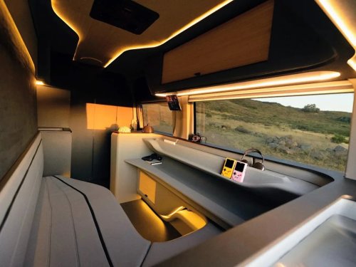 Buckley’s Slick Sprinter Van Taps 3D Printing for a Lighter, More Refined Camper Rig