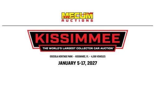 Mecum Previews Kissimmee 2027 With Corvette SR-1, Shelby Cobra and Bugatti Mistral