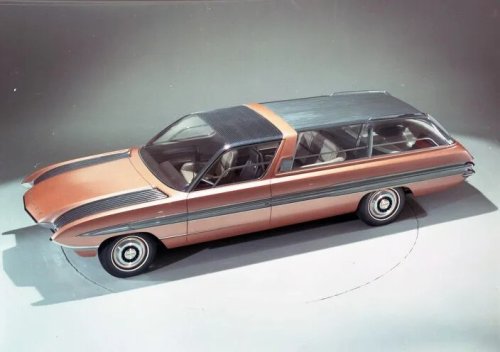 This Ford's Wagon From 1964 Literally Has A Living Room Sofa Inside