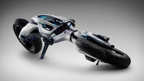 Yamaha Just Won A Design Award For This Weird, Bending, Self-Leaning Robot Motorcycle