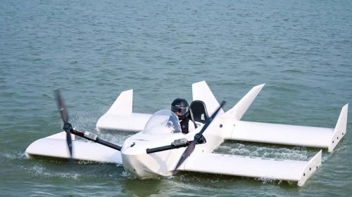 This Chinese E-Scooter Company Just Built A Ground-Effect Aircraft. No, Really