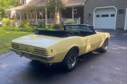1968 Pontiac Firebird Convertible for Sale With 105,000 Miles Shown