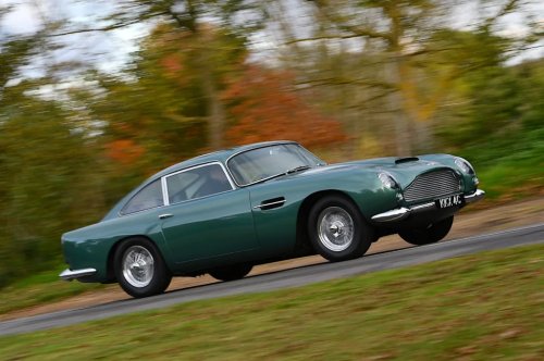 Driving a unique Aston Martin DB4 owned by Tadek Marek