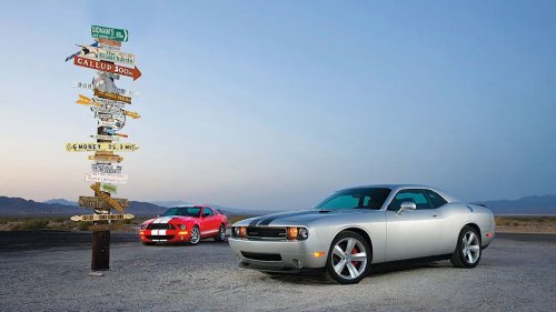 Dodge, Dodge Challenger, Ford, Dodge Challenger SRT8 vs. Ford Shelby GT500: The 2008 Muscle Car Battle Nobody Saw Coming