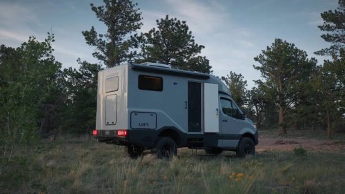 This $285,000 Sprinter Camper Is Built Like A Luxury Cabin On Wheels