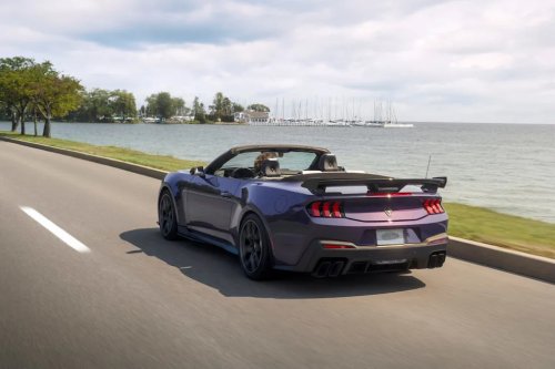 View Photos of the 2027 Ford Mustang Dark Horse SC Convertible