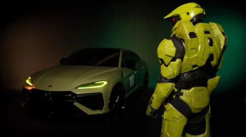 Lamborghini, Lamborghini Designed A Halo-Themed Urus You Can Drive In 'Forza Horizon 6' (More Importantly, I Got To Meet Master Chief)