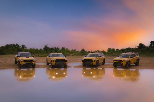 Toyota, Toyota's 2027 TRD Pro Lineup Looks as Sweet as Honey in New Yellow Paint
