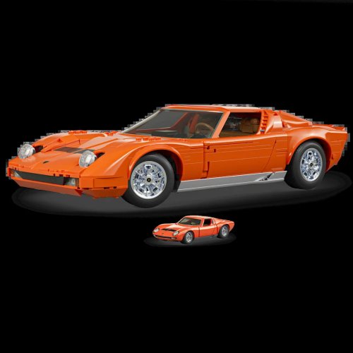 If You Love Building Enthusiast Cars Out of Mattel Bricks, They've Got a Miura for You, and More