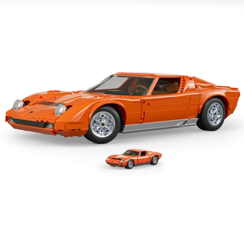 If You Love Building Enthusiast Cars Out of Mattel Bricks, They've Got a Miura for You, and More