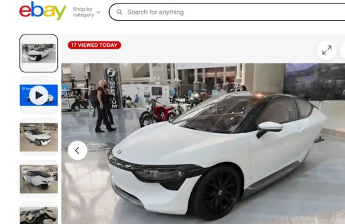 Sondors' vaporware 3-wheel EV prototype hits eBay at its original $10,000 asking price
