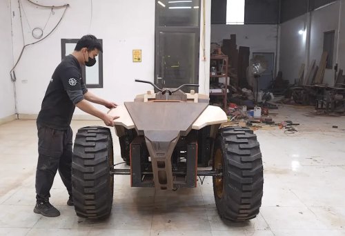 Someone Built a Giant, Wooden Off-Road Vehicle—And It Actually Drives