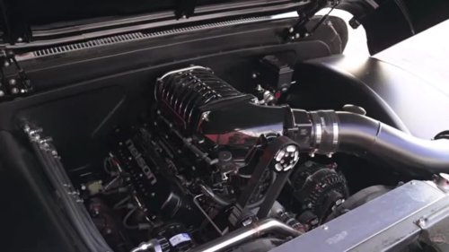 Chevy, Someone Dropped A Supercharged Nelson Racing Engine In An Old Chevy C10 Apache Truck