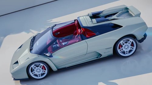 The Eccentrica V12 Roadster Takes the Restomod Lamborghini Diablo Roofless