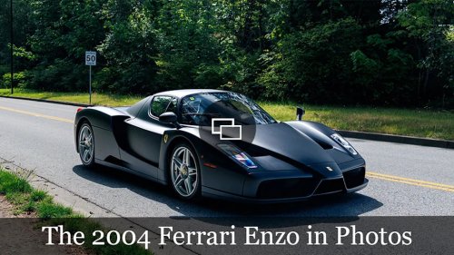 The Only Ferrari Enzo Finished in Matte Black Can Soon Be Yours