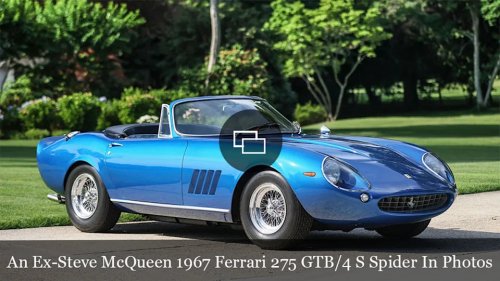 This 1967 Ferrari Was Once Owned By Steve McQueen. Now It Could Fetch $20 Million at Auction.