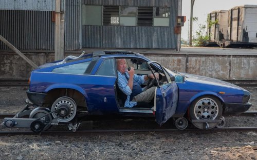 Jeremy Clarkson’s Grand Tour car for sale… with bagpipes in the boot