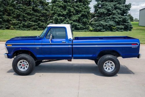 1976 Ford F-250 Custom Highboy 4x4 For Sale With 454 Miles on the Build