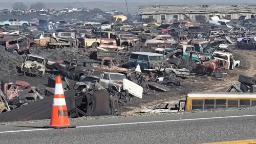 8,600-Acre Wildfire Decimates Massive Idaho Salvage Yard With 8,000 Cars