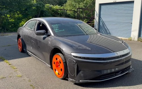 YouTuber Bought a Totaled $140K EV for $4,100—Then Lucid’s Lawyers Reached Out