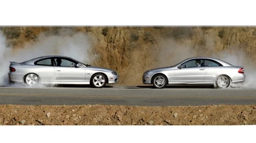 Mercedes-Benz, Pontiac, Two 4 One: Would You Take One Mercedes-Benz CLK55 AMG or Two Pontiac GTOs?