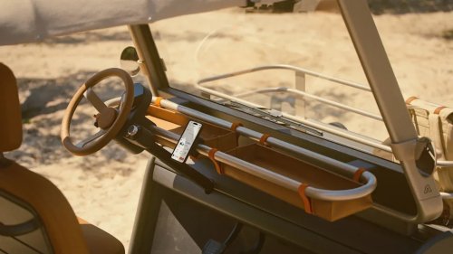 This Funky Electric Beach Buggy Is a Future Shuttle for Folks Who Can Afford Luxury Vacations