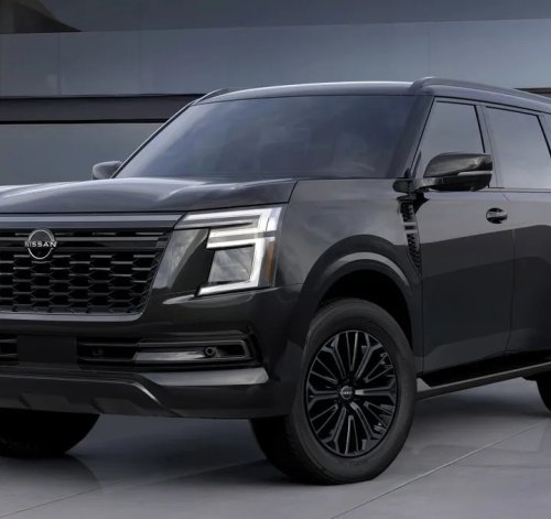 2027 Nissan Armada Forgets What Color Looks Like With Dark Armor Pack
