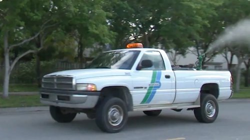 These Trucks Exist Solely to Spray Mosquitoes With Giant Foggers