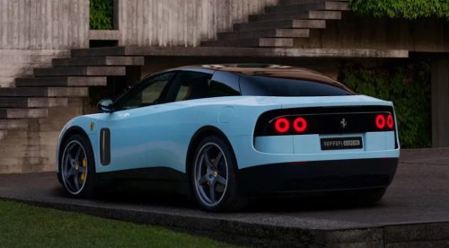 Ferrari, Ferrari Unveils First EV, With Some Design Help From Jony Ive